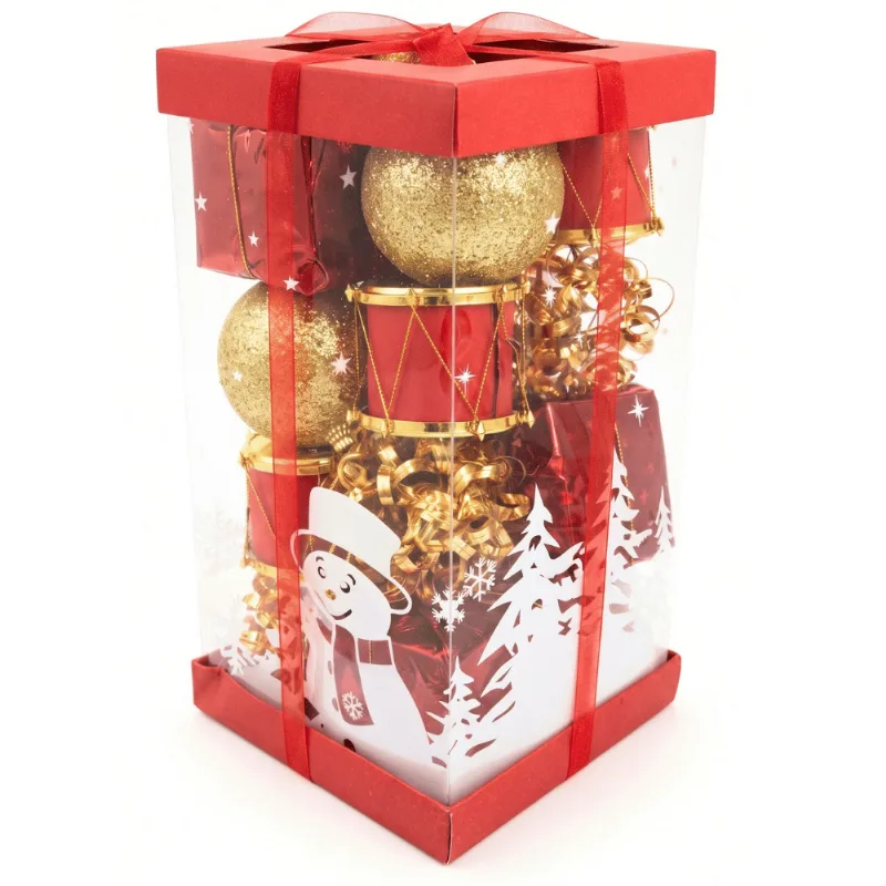 Kit Enfeite Árvore de Natal com 16 peças - Chibrali UNICA