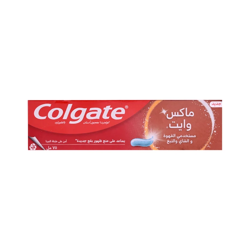 COLGATE TOOTHPASTE MAX WHITE COFFEE & TEA 75ML
