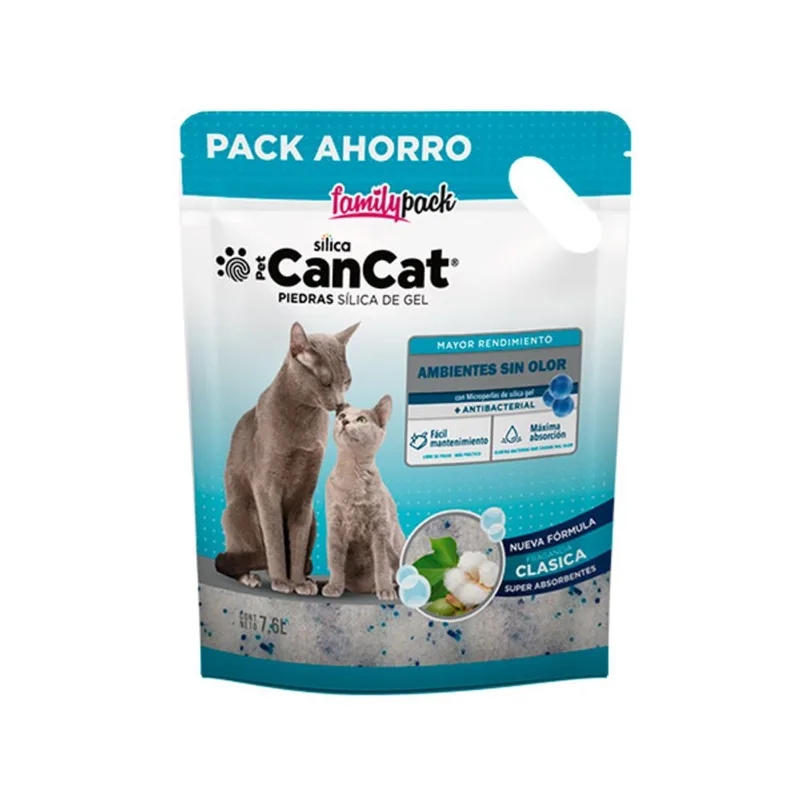 PIEDRAS SANITARIAS SILICA PACK FAMILIAR ECONOMICO X 7,6 L