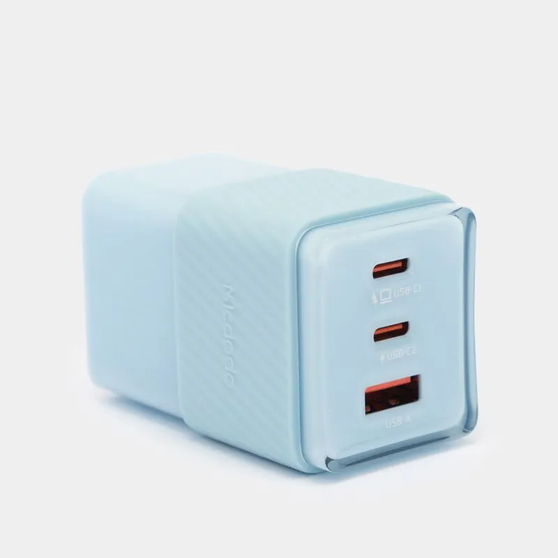 Cargador dicromático Mcdodo azul de 67 W