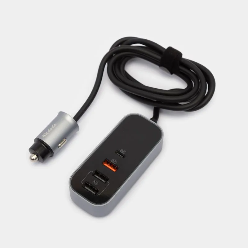 Cargador de carros Mcdodo con 5 puertos (4 USB + 1 tipo C)