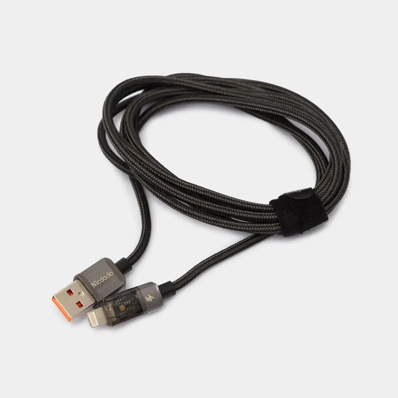 Cable USB a lightning Mcdodo negro de 1.8 metros Cable USB-A a lightning Mcdodo negro de 1.8 metros