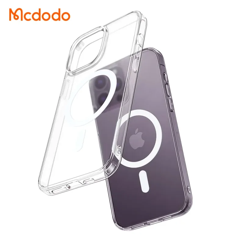 Capa Magnetica Transparente p/ iPhone 16 Pro Max