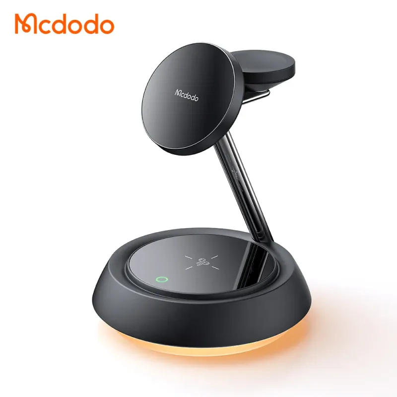 Suporte de Carregamento Mcdodo Sem Fio Magnético 3 em 1