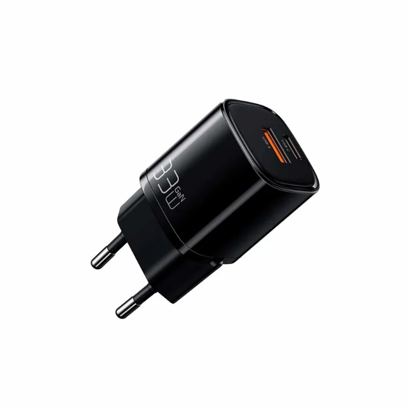 Cargador MCdodo USB-C y USB-A 33W Carga Rapida Negro Modelo CH-6512