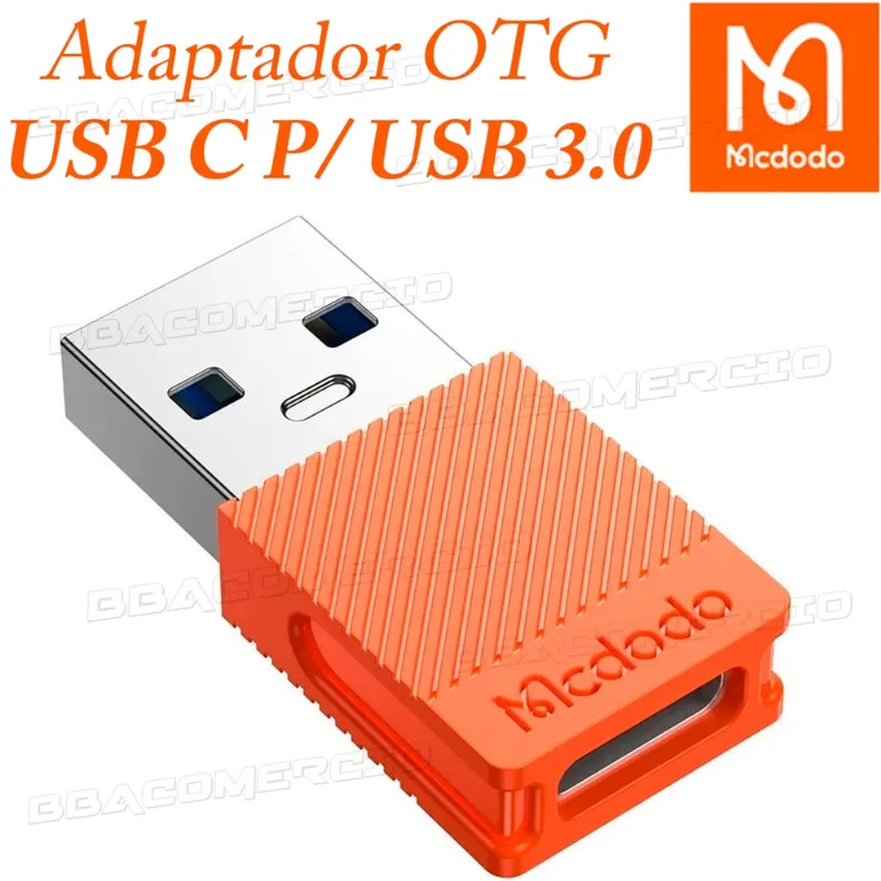 Adaptador Plug Usb C Fêmea Para Usb 3.0 Macho Mcdodo