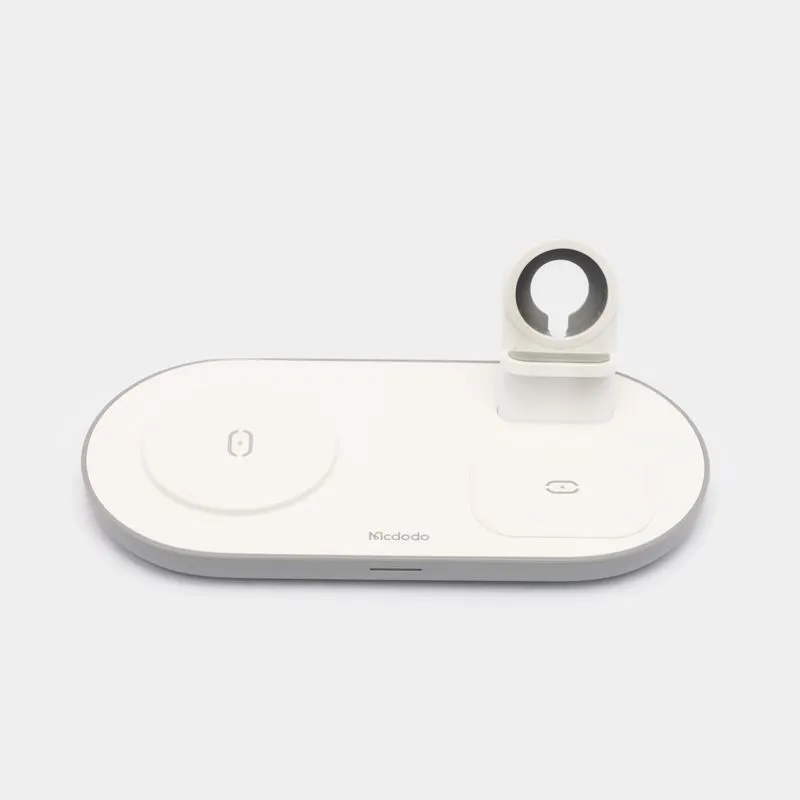 Cargador de base inalámbrica 3 en 1 Mcdodo de 15 W