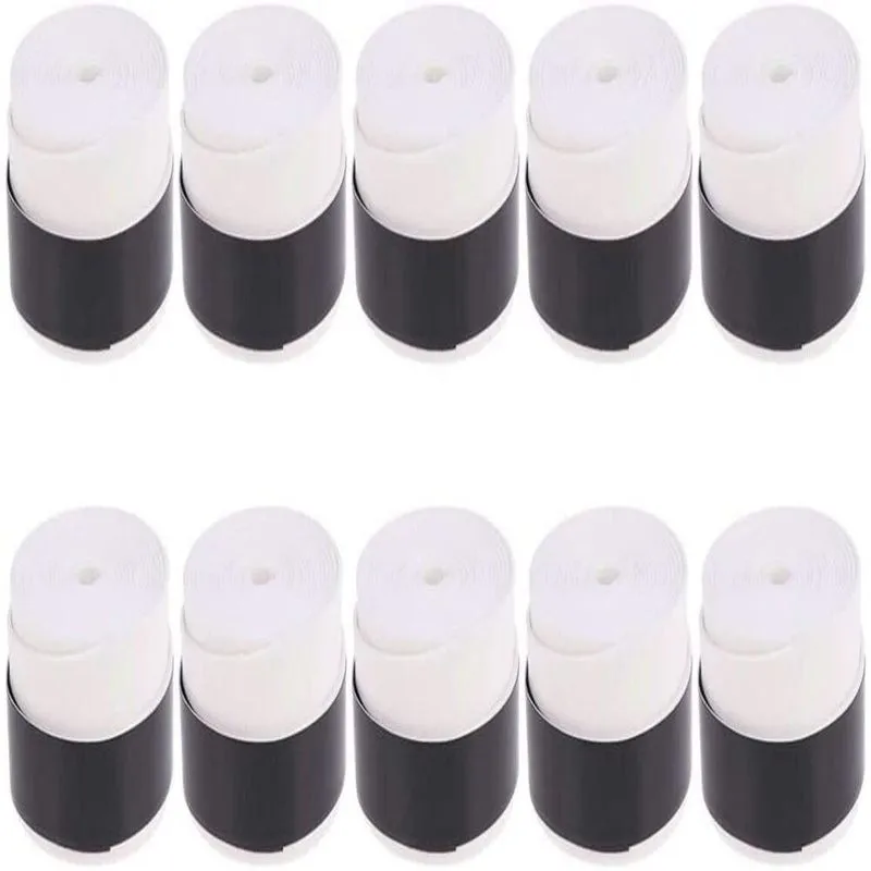 Overgrip Kit Com 10 Grip Tenis Beach Tennis Badminton Squash Super Grap Pack Branco