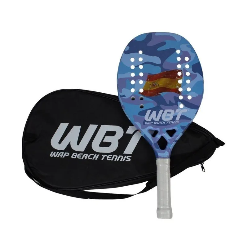 Raquete Beach Tennis 100% Fibra De Carbono Wbt Spain