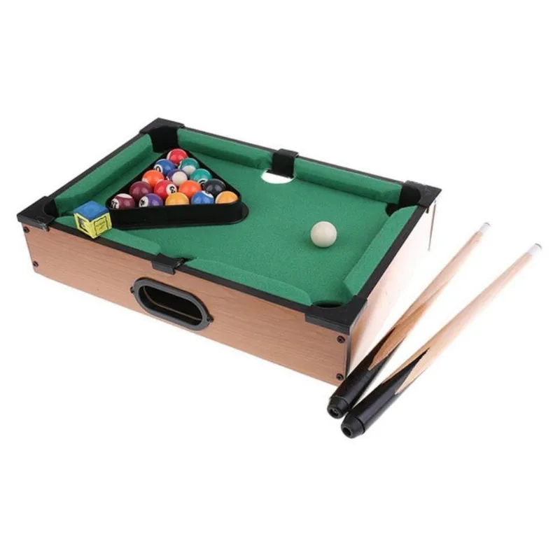 Mesa de Bilhar Infantil Sinuca Snooker Em Madeira Mini