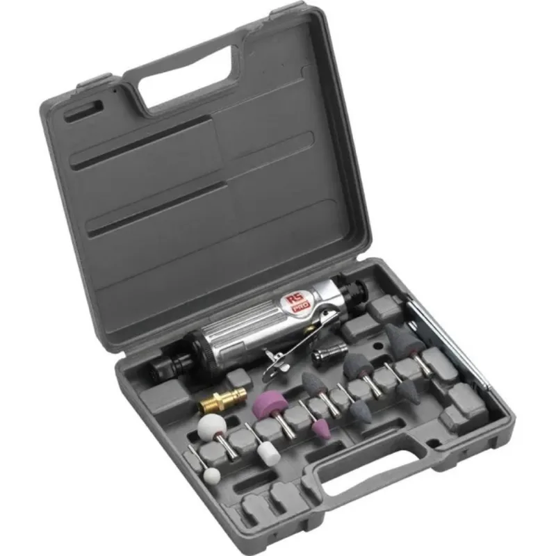 Kit Micro Retifica Esmerilhadeira Pneumatica Mini Lixadeira