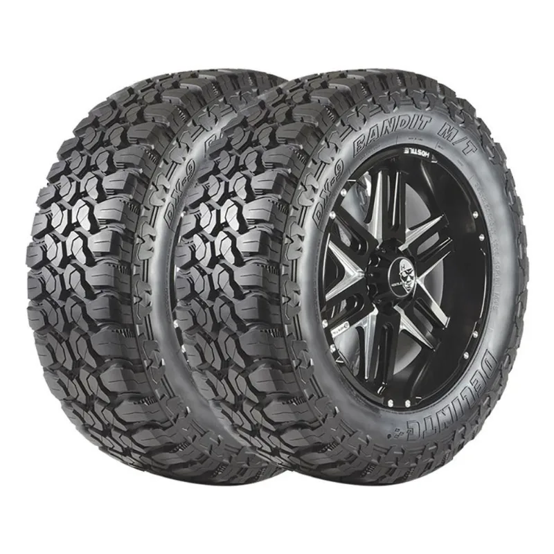 Kit 2 Pneus Delinte Aro 20 33x12.5r20 Dx-9 Bandit M/t 114q 10pr