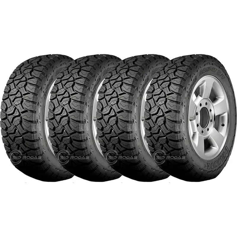 Kit 4 Pneus Delinte Aro 20 33x12.50r20 123r Dx-12 R/t Bandit Lt