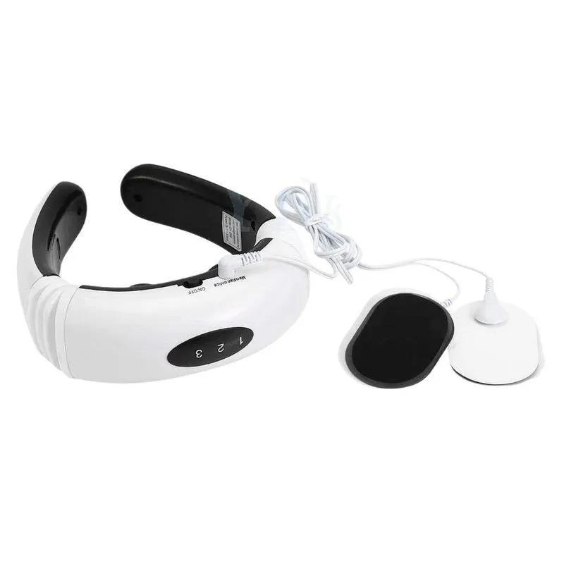 Massageador De Pescoco Ombros Lombar Eletrico Tens Cervical
