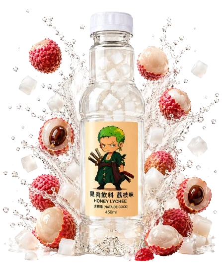 HENAN DRINK ZORO HONEY LYCHEE 450ML