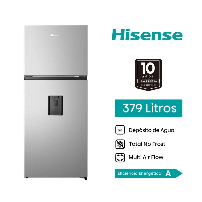 Refrigeradora HISENSE 379L No Frost RT3N375NMCA Gris