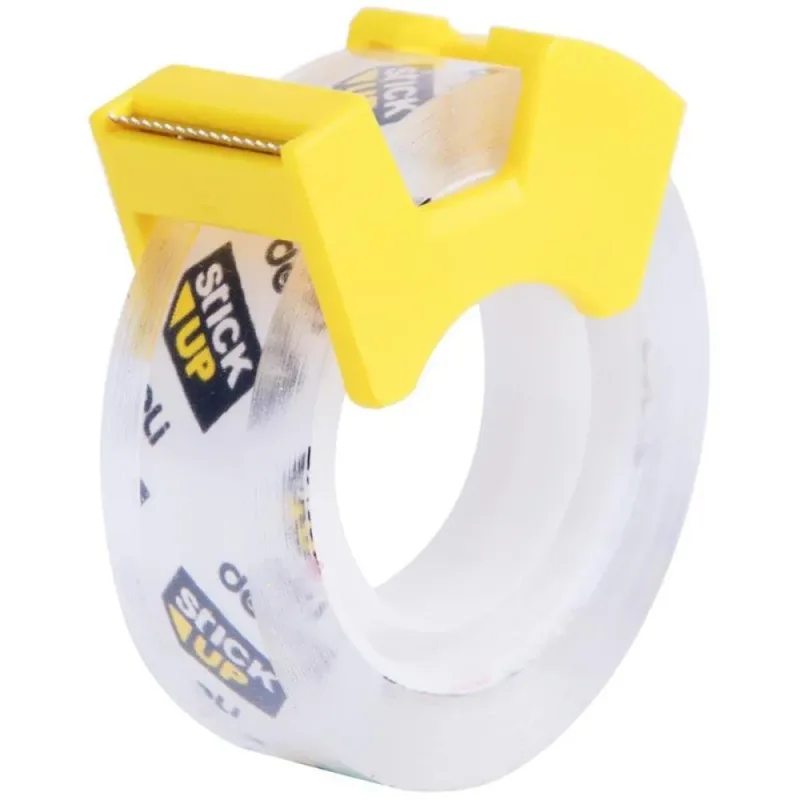 Fita Adesiva TRANSP. C/CORTADOR 12MMX18,3MM BL.C/02