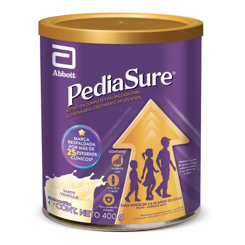 Suplemento Nutricional Infantil en Polvo Pediasure Sabor Vainilla x 400 g