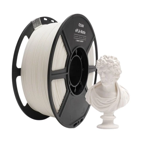 eSun Matte PLA 3D Print Filament 1.75mm 1kg - Milky White Cubic Technology
