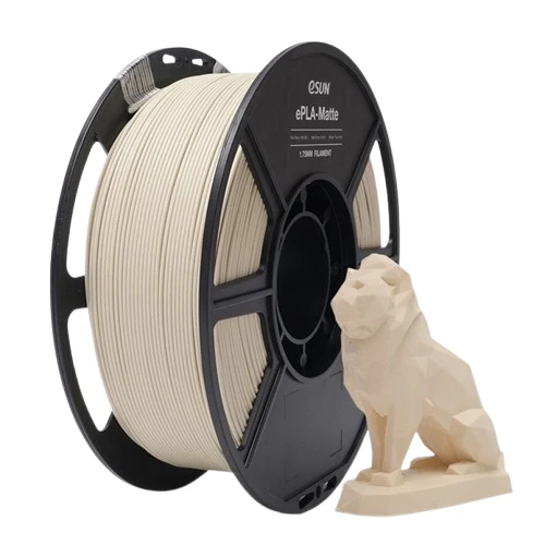 eSun Matte PLA 3D Print Filament 1.75mm 1kg - Light Khaki Cubic Technology