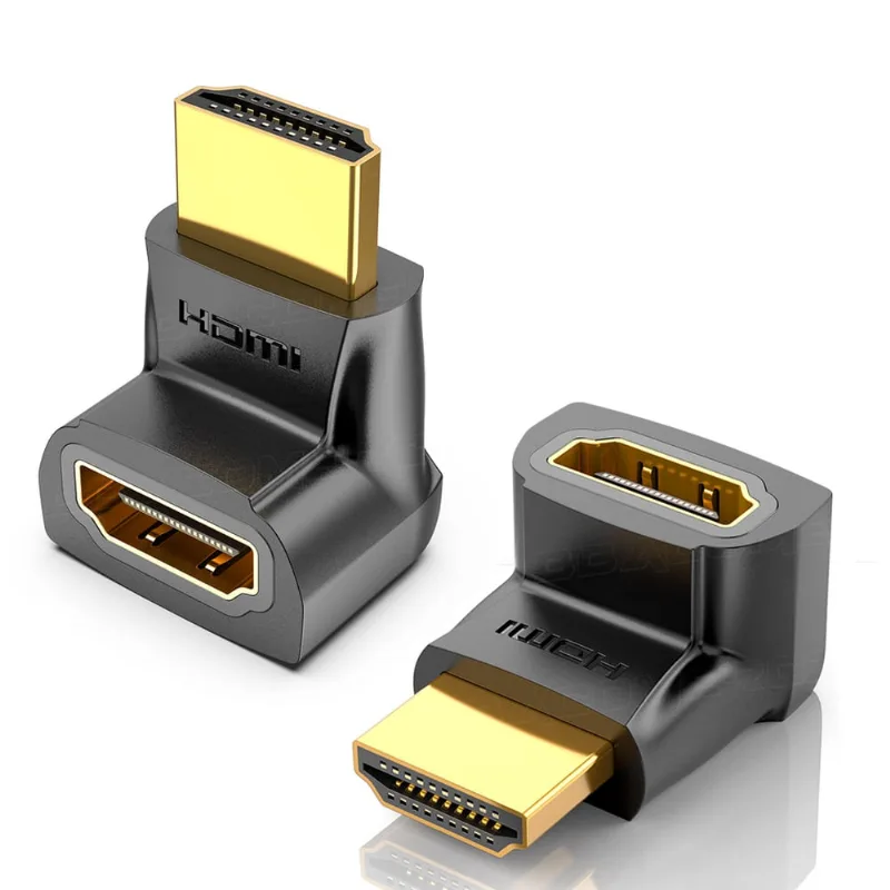 Adaptador Hdmi 270º em L 4k 60Hz Cotovelo TV Painel Notebook