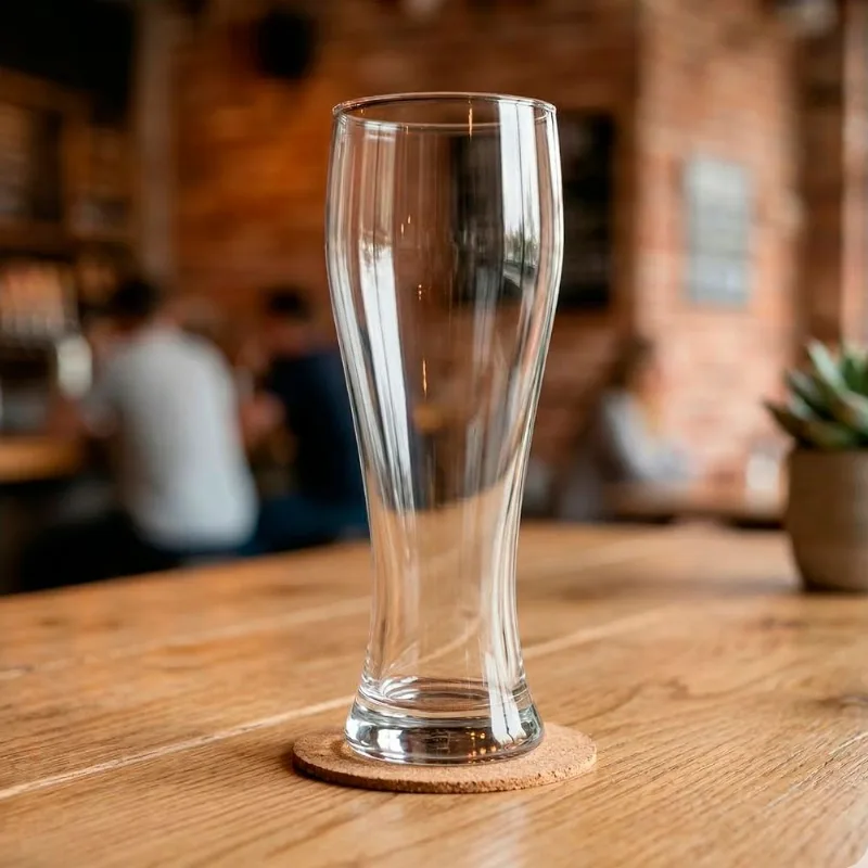 Set x 4 vasos para cerveza de vidrio 430 ml Transparente