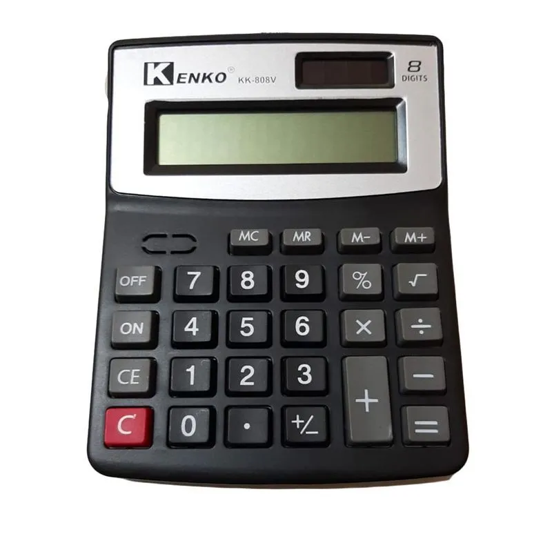 Calculadora De Mesa Comercial Escritório 8 Dígitos Kk-808v