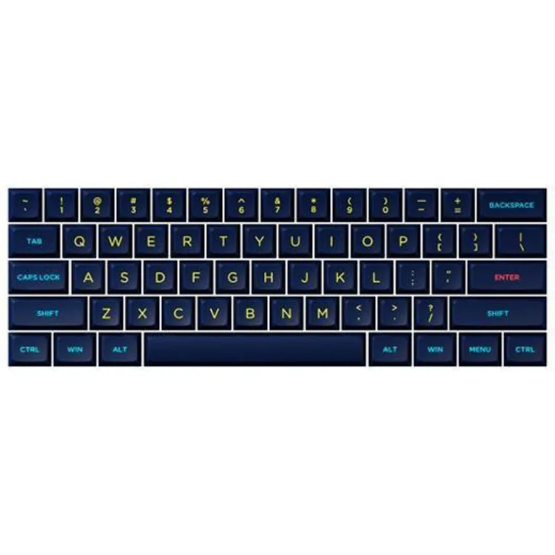 Keycaps Gamer Akko Starry Night Osa Pbt Double Shot 185 Un