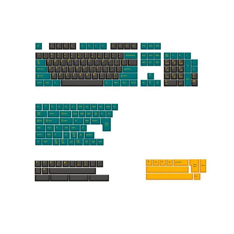 Keycap Akko Profile Abs Marrs Verde Com 184 Keycaps Set