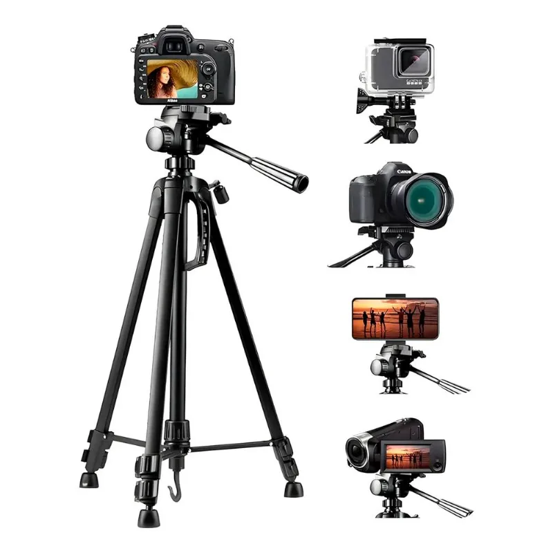 Trípode Profesional Weifeng Wt-3560 170cm Para Cámara