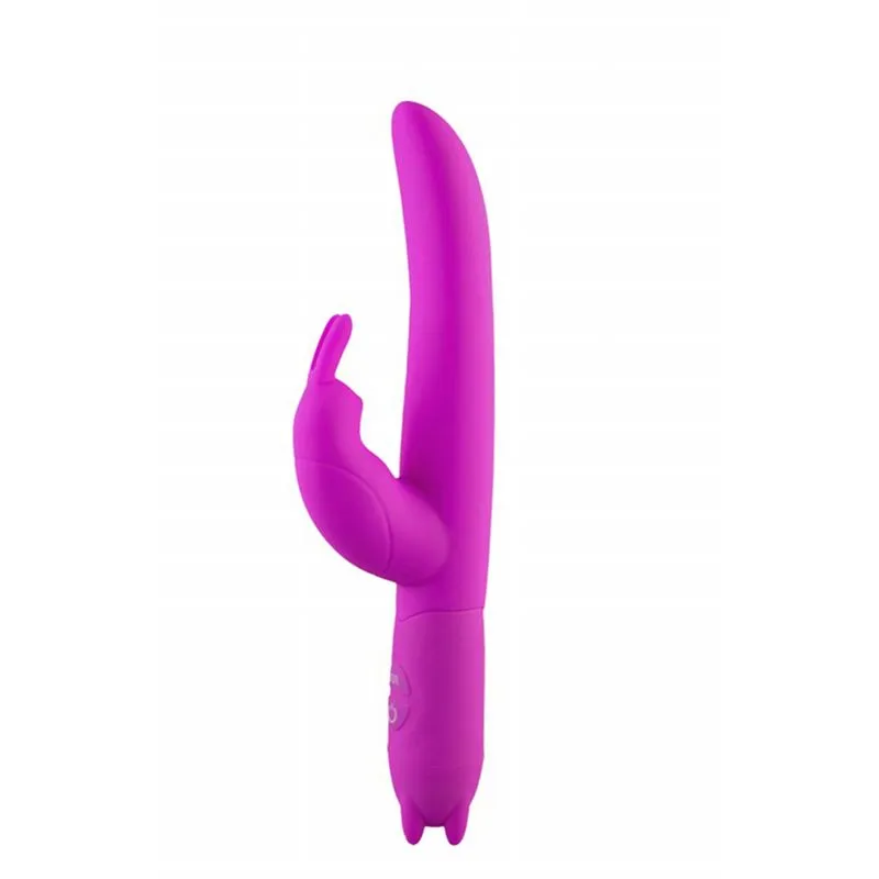 Duplo Estimulador Vibe O'Rabbit em Silicone Solf Touch com Estimulador 10 Velocidades