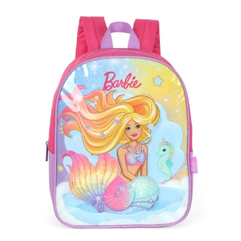 Mochila Barbie Roxo 2800 Maxlog MOCHILA BARBIE ROXO PASSEIO MAXLOG