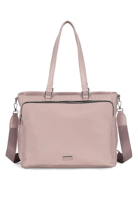 Bolsa Tote Miranda c/ Compartimento para Notebook - Gash Unico / Nude