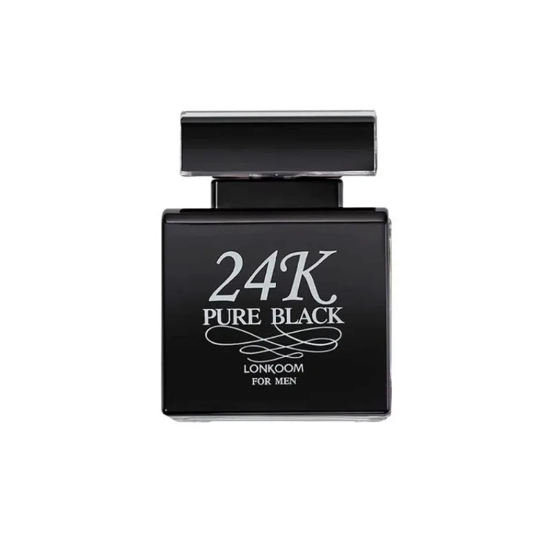 LONKOOM 24K PURE BLACK EDT 100ML