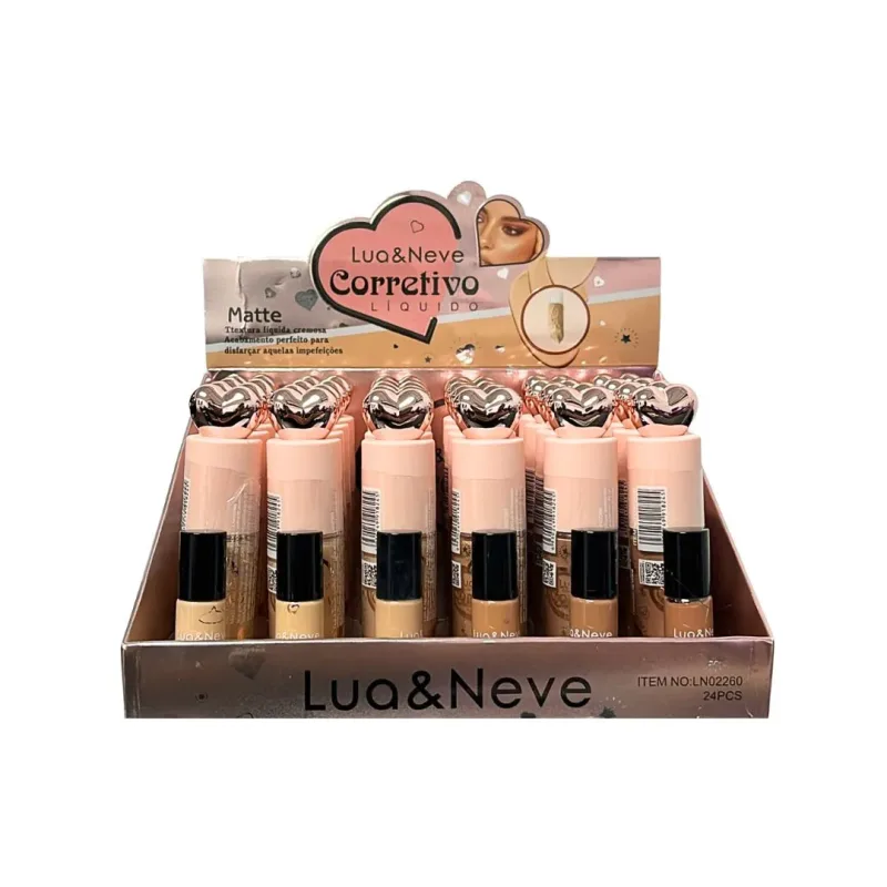 Corretivo Líquido Matte C/24 Unid - Lua e Neve (LN02260)