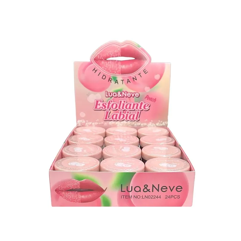 Esfoliante Labial C/24 Unid - Lua e Neve (LN02244)