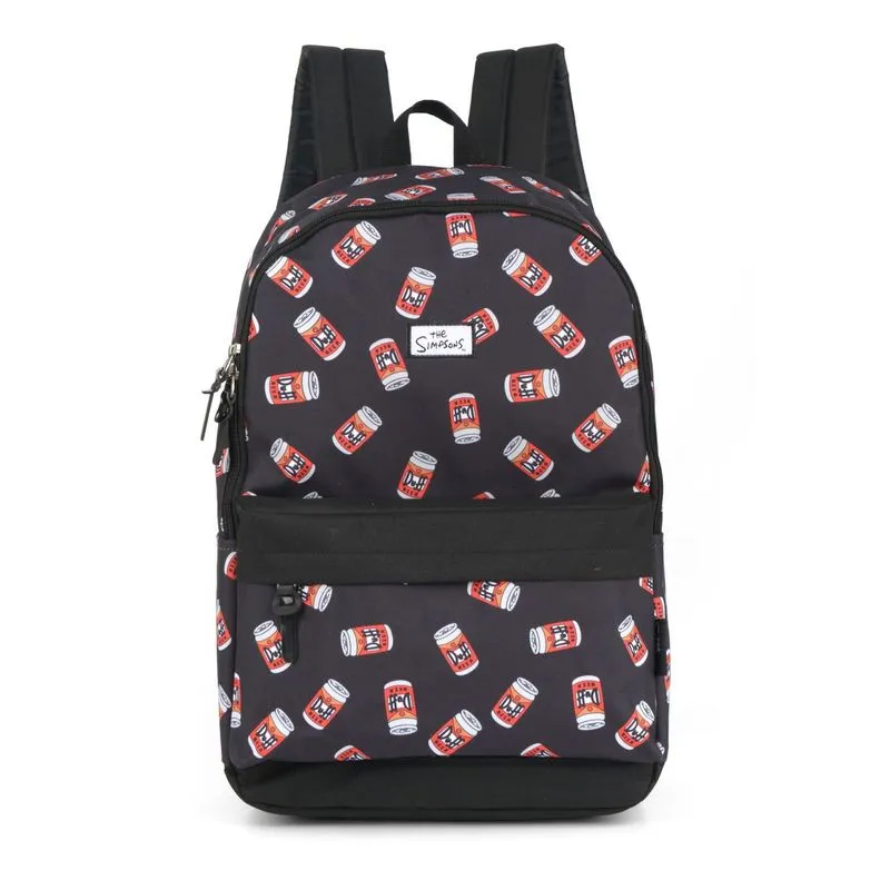 Mochila De Costas Preta Escolar Passeio Os Simpsons Luxcel