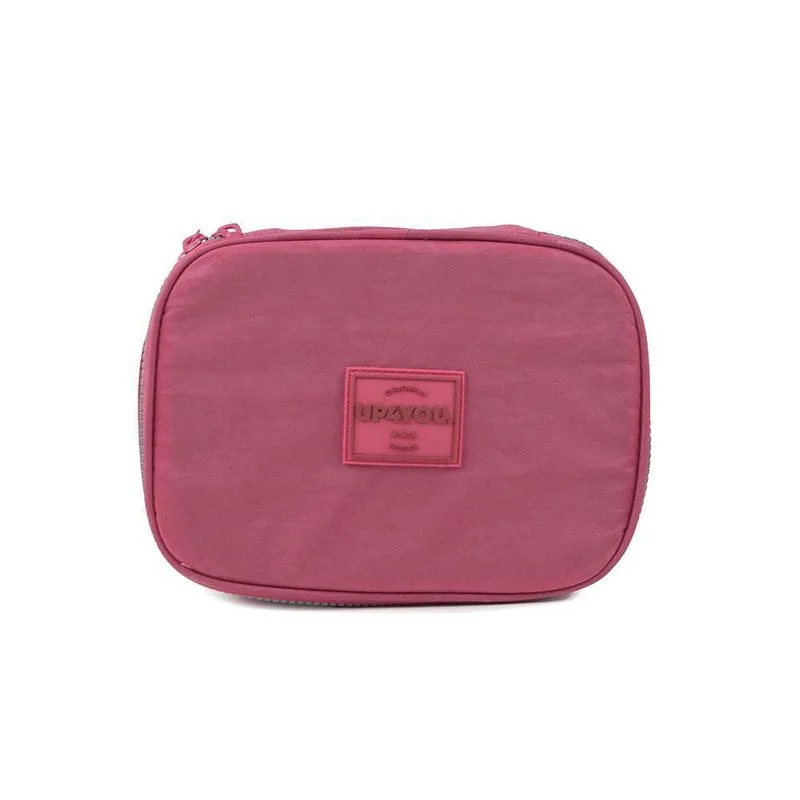 Estojo Escolar Maxlog Up4You 16X21 Cm Rosa Salmão Et40712Up