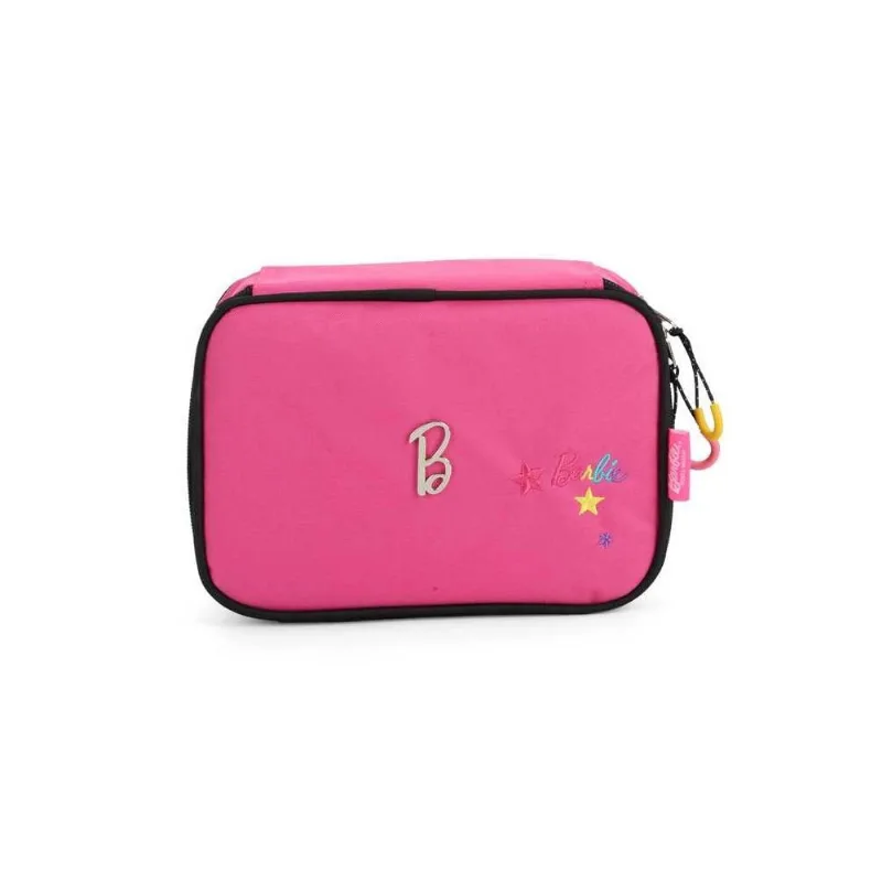 Estojo Duplo Escolar Barbie -Pink - Luxcel