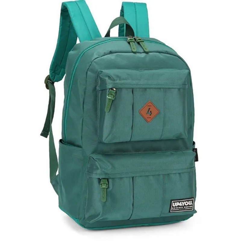Mochila Luxcel Up4you g Verde 2 Material Resistente Unissex