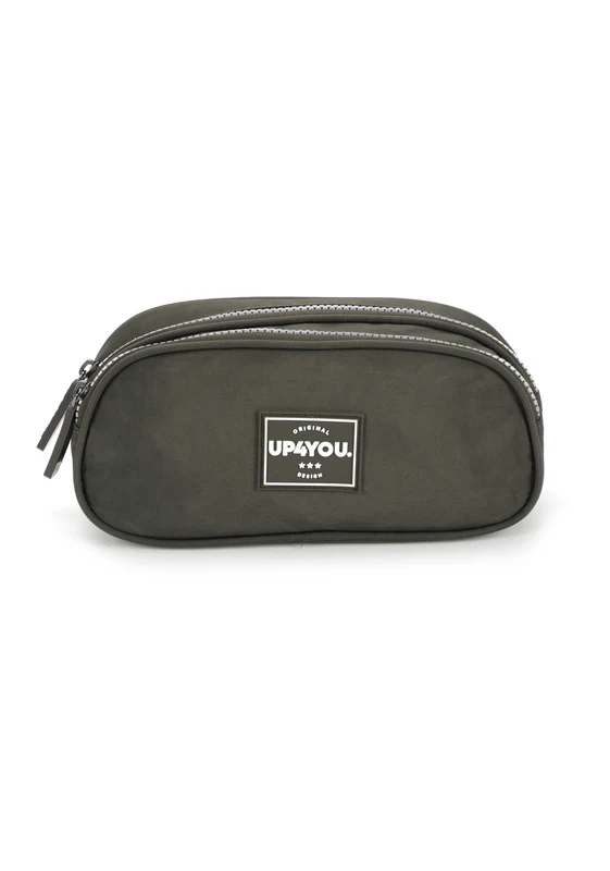 Estojo Box Juvenil Médio 100 pens Enaldinho Up4you Unico / Cinza