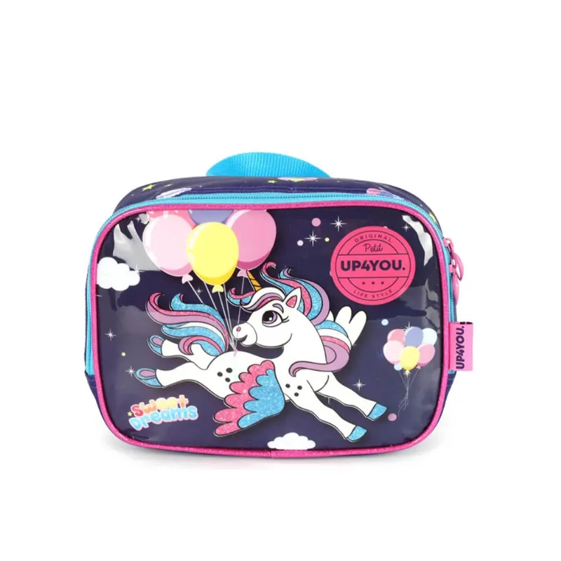 Lancheira Infantil Luxcel Feminina Unicórnio LA41013UP ROSA UNICO