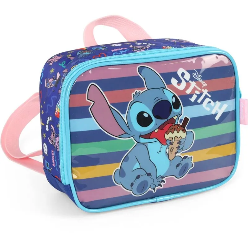 Lancheira Stitch LA41533SC Azul - Luxcel