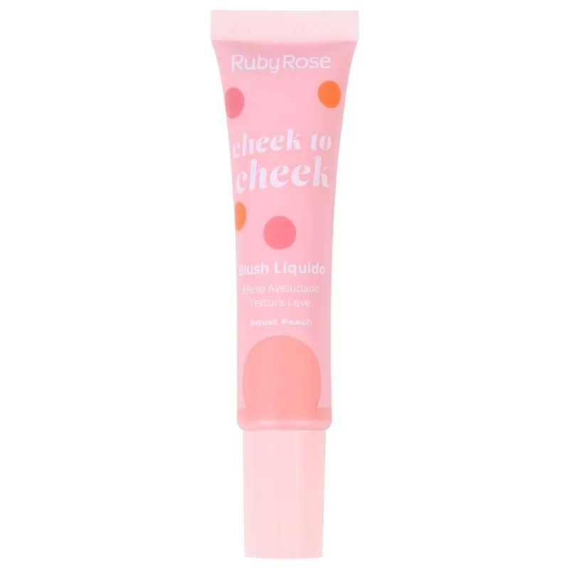 Blush Líquido Ruby Rose Cheek to Cheek Sweet Peach