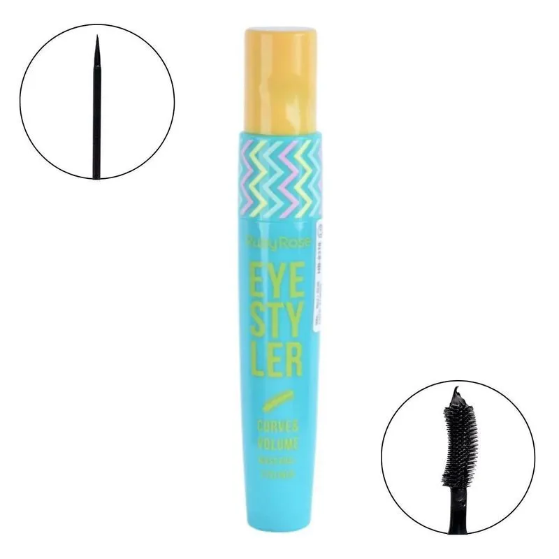 Máscara De Cílios + Delineador 2 Em 1 Styler Curve E Volume