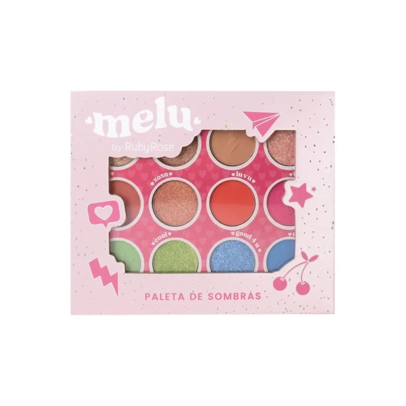 Paleta De Sombras Melu By Ruby Rose