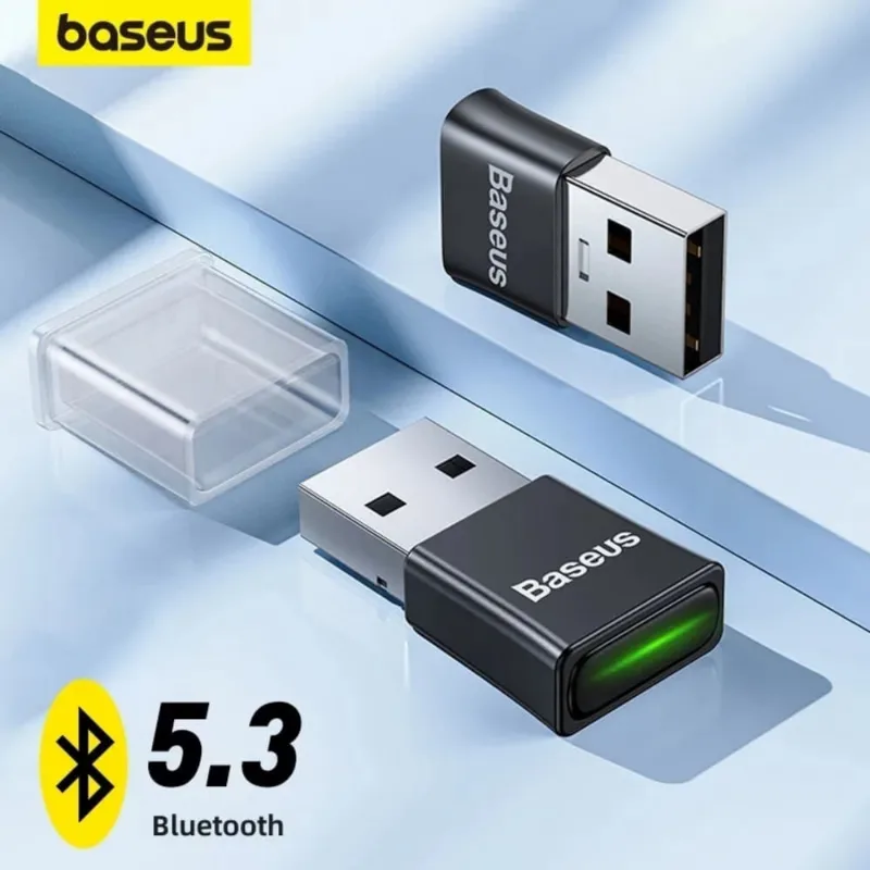 Adaptador Bluetooth USB Baseus 5.3 BA07 Até 5 Dispositivos