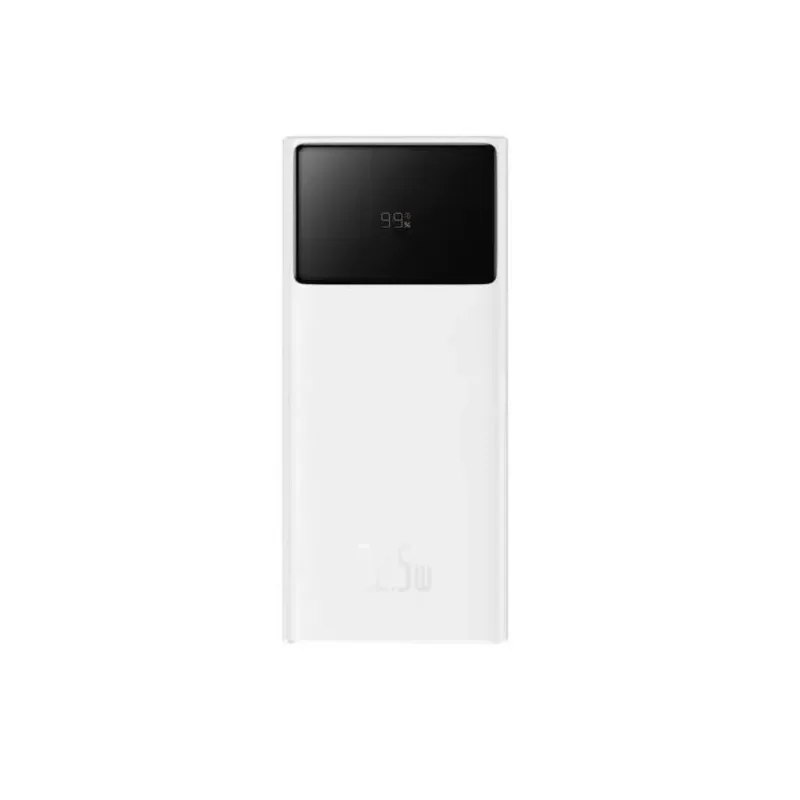 Powerbank Baseus 22.5w 10.000mah Carregamento Rápido USB e usb-c PPXJ10 Branco