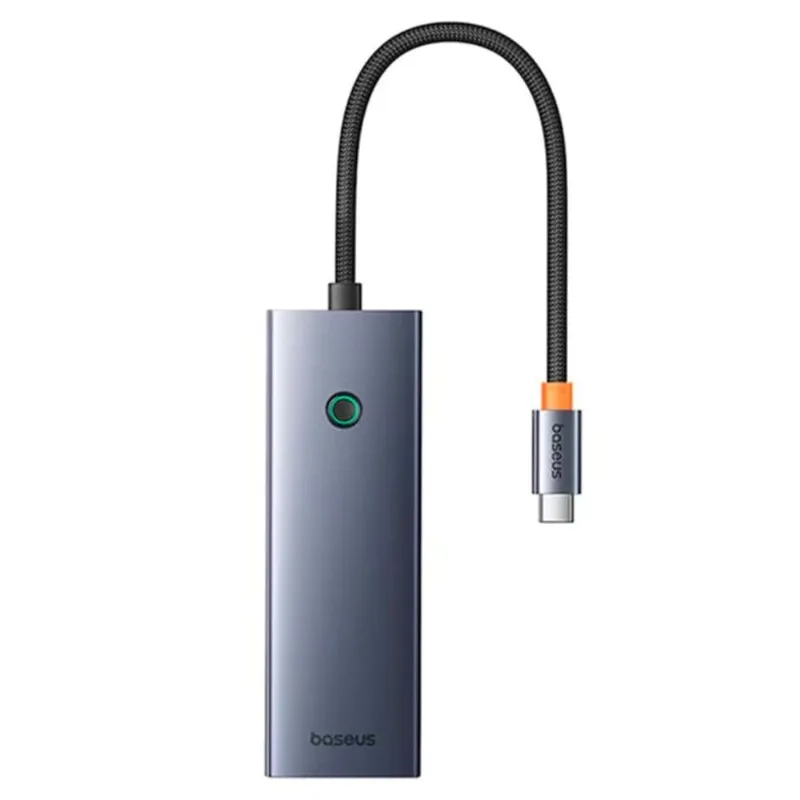 Hub BASEUS A01430 5 Puertos Gris