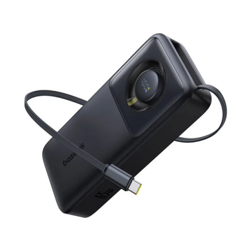 Power Bank Baseus Free2Pull 20000mAh 65W - Cable Retractil